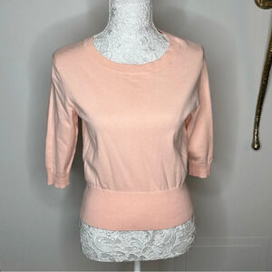 Leith Peach 3/4 Sweater Sz. S